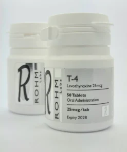 Rohm Labs T-4 25mcg x 50 tablets